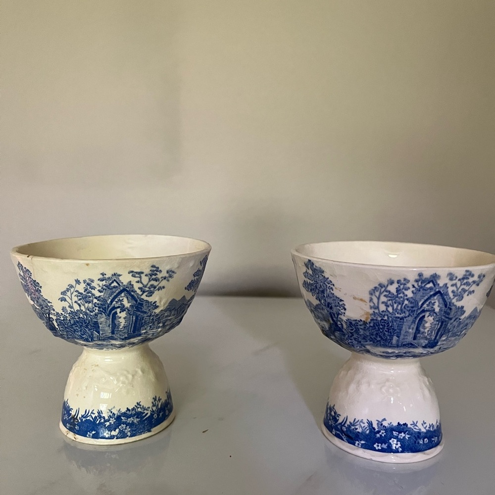 Japanese transferware blue